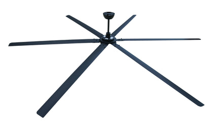 iLiving 102-Inch, 6 Blades BLDC Big Ceiling Fan, High Volume Low Speed Outdoor Fan with Powerful Brushless DC Motor Reversible Industrial Commercial and Residential, 12018 CFM at 90 RPM with IR Remote