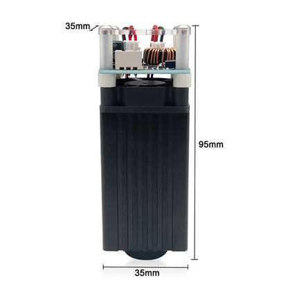 LASER TREE 4000mW Laser Engraver Module, 450nm Adjustable Focal Laser Head for Wood, Paper, Leather Cutting & Engraving, Class 4, DIY Laser Cutter, 4W
