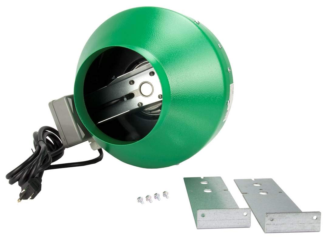 Hydrofarm ACDF8 Active Air 720 CFM Inline Fan, 8-Inch