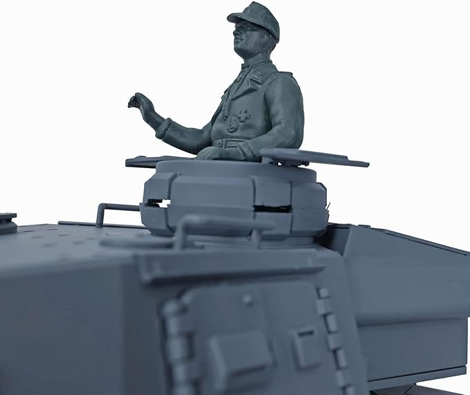 Heng Long US in Stock RC Tank 2.4G 1/16 7.0 Plastic German Panzer Iv F2 RTR Tank Model 3859 Infrared Combat 340 Rotating Turret Smoking Generator BB Pellets BB Shooting Airsoft