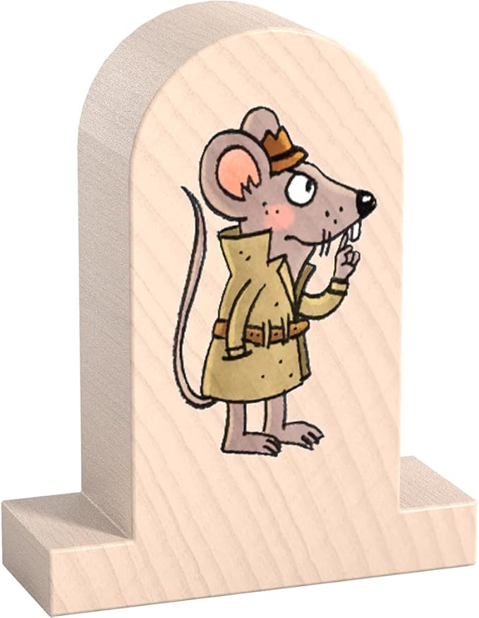 HABA Inspector Mouse: The Great Escape - Detective Board Games for Family Night Cooperative Memory Games for Ages 5+ Includes 3D Playing Board with Fun Sounds