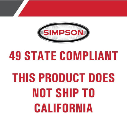 Simpson 4200 PSI Gas Pressure Washer, 4.0 GPM Commercial Power Washer, Cold Water, Honda GX390 Engine, 50' Hose, Aluminum Series, 49-State Compliant (ALH4240)