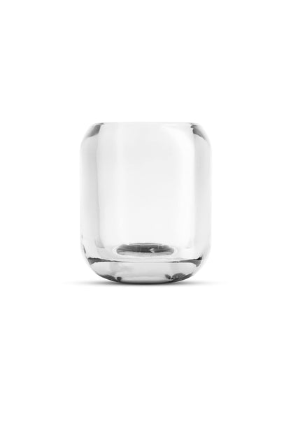 EVA SOLO Acorn Glass Candle Holder Clear Decorative Tea Light Holder Made of Coloured Glass Clear
