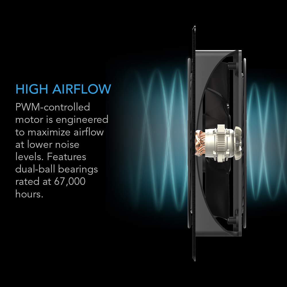 AC Infinity AIRTITAN T7, Ventilation Exhaust Fan 12" with WiFi Temperature Humidity Controller, EC Motor for Crawl Spaces, Basements, and Garages