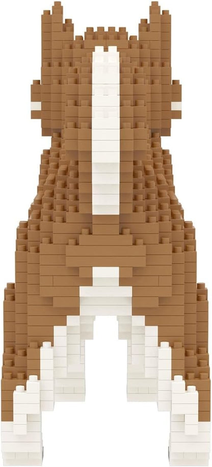 Larcele Micro Dog Building Blocks Mini Pet Building Toy Bricks 814 Pieces KLJM-02(Male Shiba Inu)