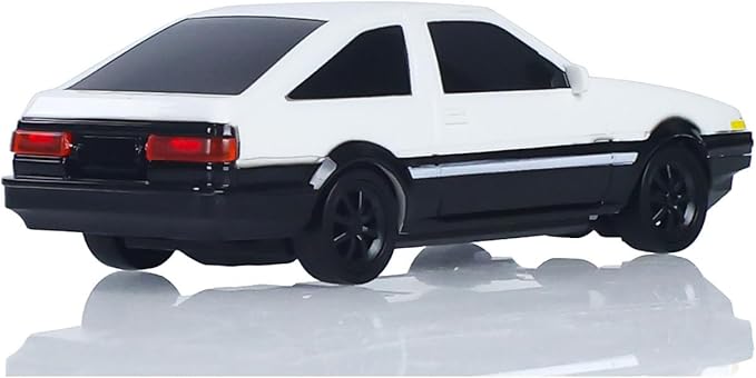 1/43 High Speed 2.4GHz RC for DIY AE86 Drift Car with 4-Wheel Drive Motor ESC Servo Motor Battery Gyroscope Mini Vehicle Hobby Grade Model for Birthday Gift