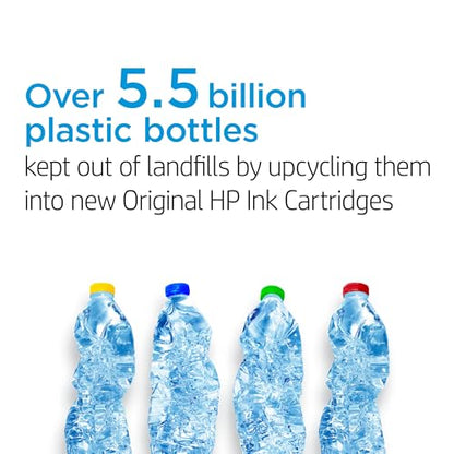 HP 63 Black, Tri-Color Ink Cartridge for HP Printers (2-pack), Works with DeskJet 1112, 2130, 3630 Series; ENVY 4510, 4520; OfficeJet 3830, 4650, 5200, Eligible for Instant Ink, L0R46AN