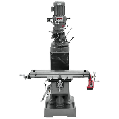 JET Vertical Milling Machine, X-Axis Powerfeed, 2 HP, 115/230V 1Ph (Model JTM-2)