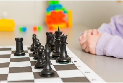The House of Staunton The World's Greatest Chess Set® - Quadruple Weighted (Black)