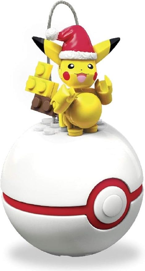 Mega Construx Pokemon Santa Pikachu Building Set