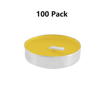 Unscented Tea Light Candles,OVESTB 2 Boxes Fully Burns Tealight Candles Unscented Smokeless Bright Flame Tealights for Home,Sabbath, Weddings,Christmas & Halloween Decor