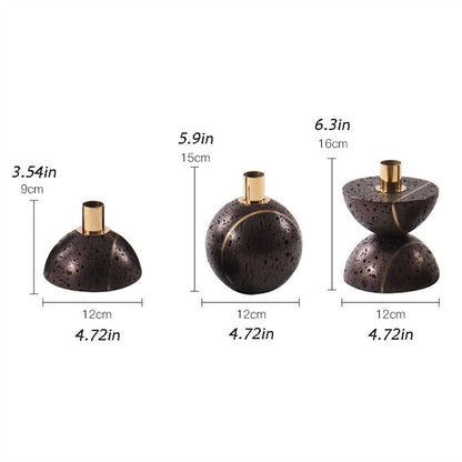 Candlestick Holders Modern Luxury Marble Candlestick Interior Decoration Table Center Decoration Party Decoration Fashion Ornaments Candle Holders