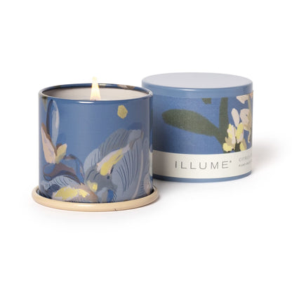 Illume Beautifully Done Essentials Citrus Crush Demi Vanity Tin Scented Candle