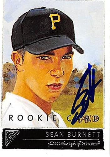 Sports Memorabilia Autograph Warehouse 244679 Sean Burnett Autographed Baseball Card - Pittsburgh Pirates FT 2001 Topps Gallery Rookie - No. 123