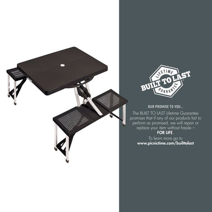 NFL Chicago Bears Sport Digital Print Picnic Table, One Size, Black