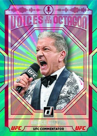 Two 2022 Panini Donruss UFC Sealed Hanger Pack Lot Debut Edition 60 Cards: 2 Packs of 30 Cards
