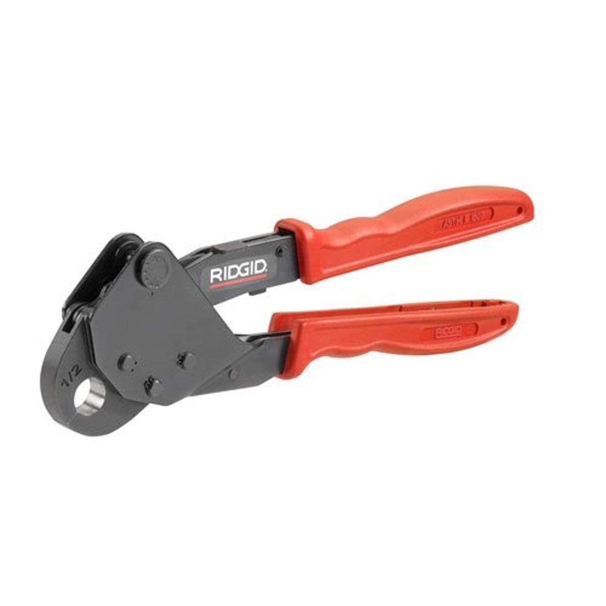 RIDGID 43853 1/2" Close Quarters ASTM F 1807 Manual PEX Crimp Tool, PEX Tubing Crimper for ASTM F1807 Fittings