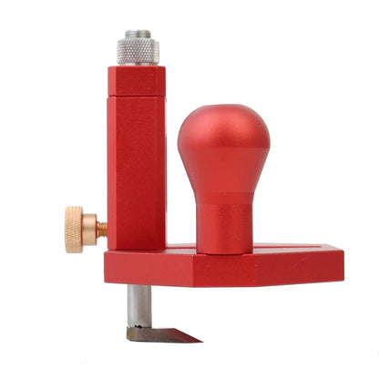 JCFANTS Router Plane Hand Wood Planer, Handheld Woodworking Tool, Woodworking Carpenter Tools Adjustable Woodcraft Trimming Knife Depth Stop Planer Wood Chamfering Slottinge (Red)