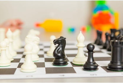 The House of Staunton The World's Greatest Chess Set® - Quadruple Weighted (Black)