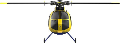 RC ERA C184 MD500 RC Helicopter for Beginners Gyro &amp Optical Sensor Stabilized Easy to Fly 2.4GHz 4CH Flybarless RTF Remote Control Helicopter