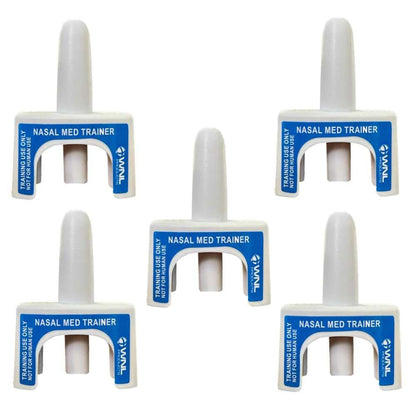 WNL Products 5000NMT Nasal Med Trainer, Naloxone Training Device, for use in Educational Narcan Training Only, Contains No Medicine - 5 Pack