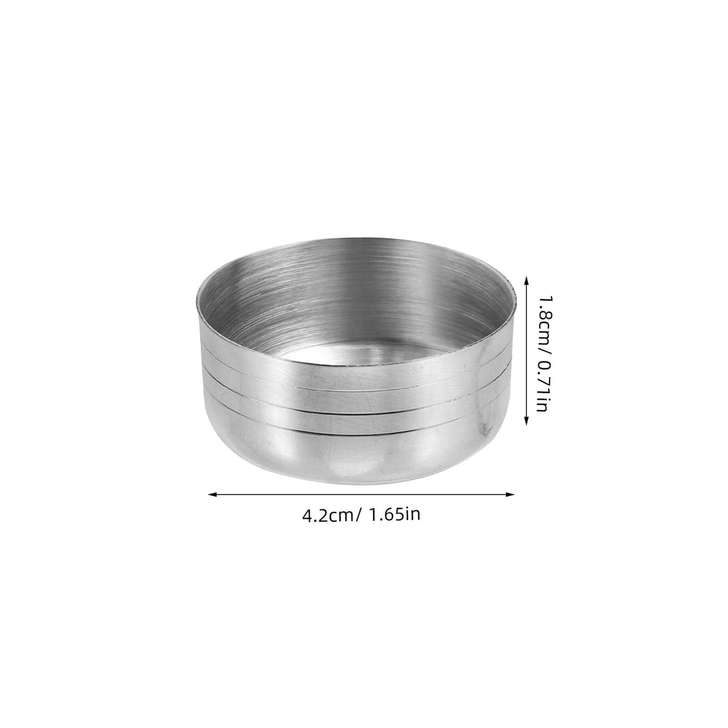 VINTORKY Stainless Steel Cocktail Shaker Lid Replacement 1.65 Inch Bar Tumbler Cap for Mixing Drinks Juice Bubble Tea Accessories