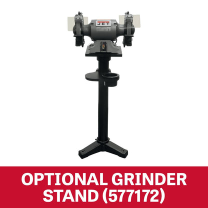JET 8-Inch Bench Grinder, 3450 RPM, 1/2 HP, 120V 1Ph (Model JBG-8)