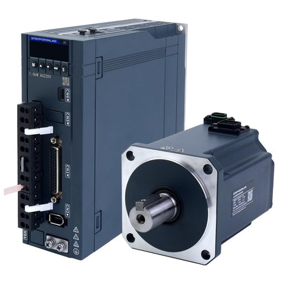 STEPPERONLINE A6 Series 1000W RS485 AC Servo Motor Kit 3000rpm 3.18Nm 17-Bit Absolute Encoder IP67
