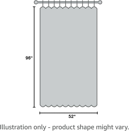 MIULEE Blackout Curtains - 100% Thermal Insulated Linen Texture | Grey Room Darkening Drapes 52x96 Inch (2 Panels)
