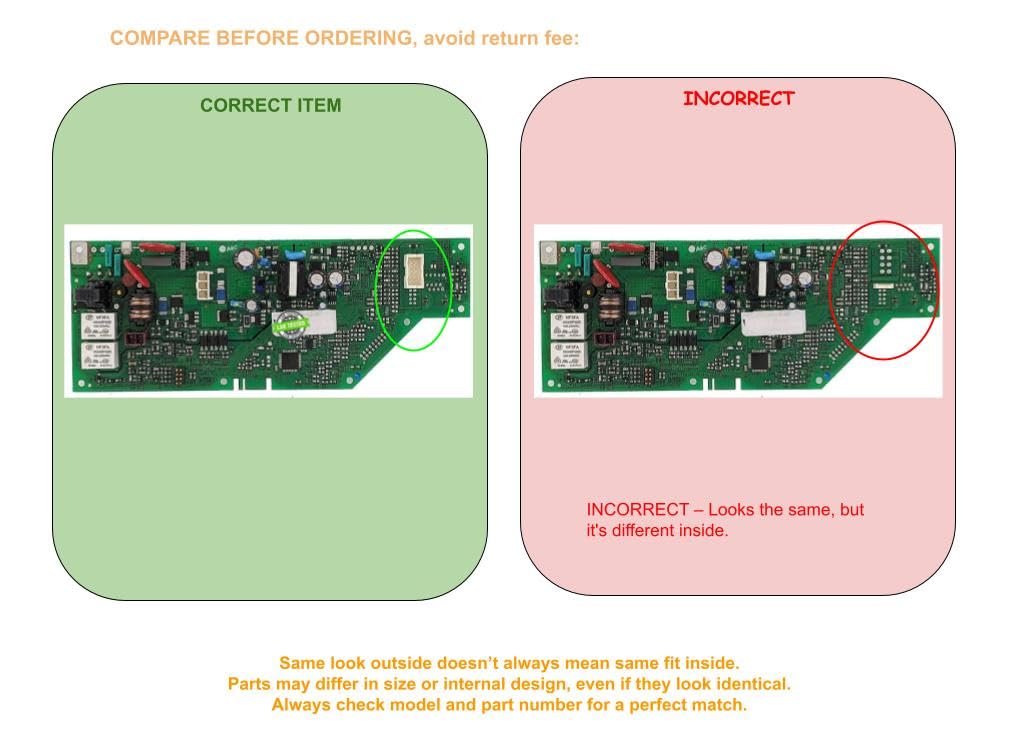 Equip. DR US WD21X24901C EDR901C X1 Compatible with GE Dishwasher Service Machine Control fits Old Part Number WD21X24901C