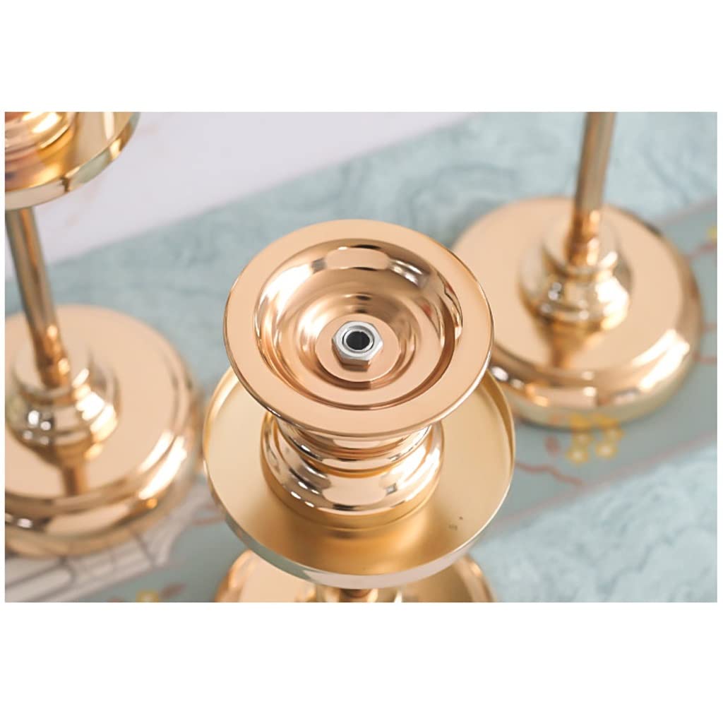 Candlestick Holder Decorative Candle Holders Dining Table Candle Holders Candle Holder Holders are Very Suitable as Dinner Candles Household Candles Decor Candle Holder(Large)