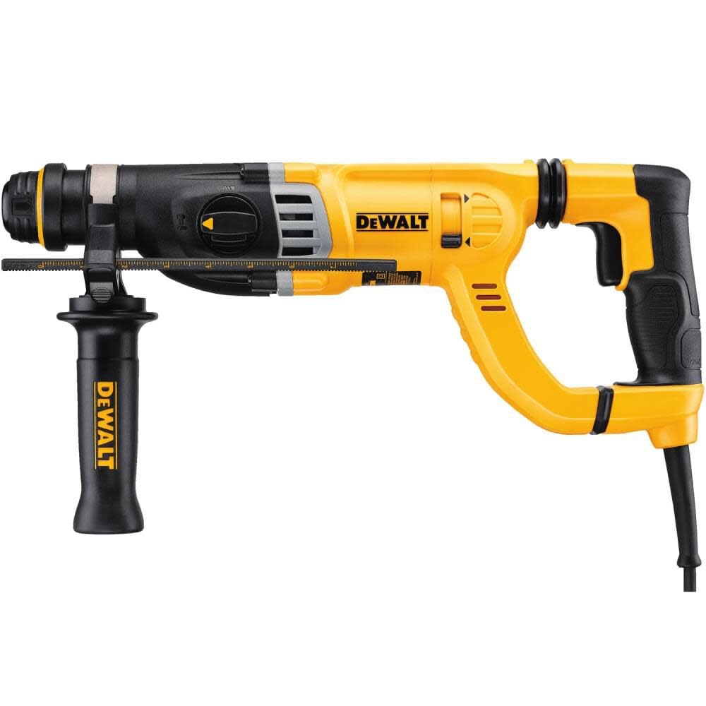 DEWALT SDS Rotary Hammer Drill, Vibration Control Shocks, 115 Volts, Corded (D25263K)