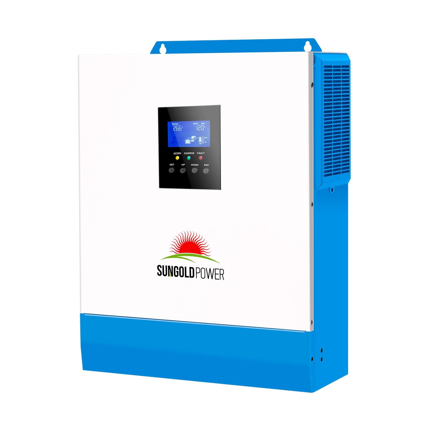 SUNGOLDPOWER UL1741 3000W Solar Inverter 24Vdc to 120Vac, All in One Inverter 60A MPPT(MPPT Voltage Range:30-90Vdc) and 40A AC Battery Charger, Pure Sine Wave for RV,Cabin,Backup for Off Grid System