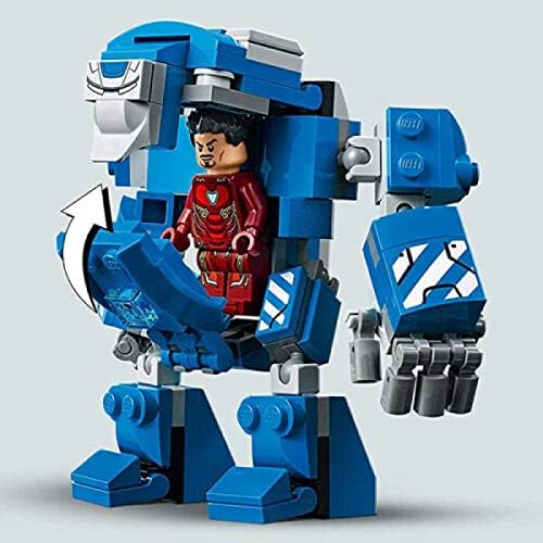LEGO Marvel Avengers Iron Man Hall of Armor 76125 Building Kit - Marvel Tony Stark Iron Man Suit Action Figures (524 Pieces)