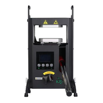 4T Hydraulic Heat Press Machine with Dual Heating Plates 4x4 Inches and Precise Digital Temperature Control LCD Screen for Homeuse Portable Manual Heat Pressing Machine