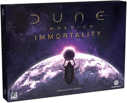 Dire Wolf Dune Imperium: Immortality – Board Game by Digital 1-4 Players – 60-120 Minutes of Gameplay – Games for Game Night – Teens and Adults Ages 14+ - English Version