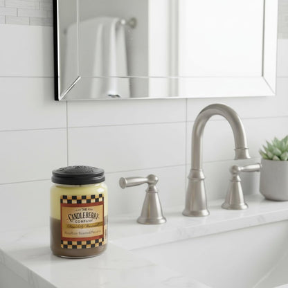 Candleberry Candles | Strong Fragrances for Home | Hand Poured in The USA | Highly Scented | 135 Hour Burn Time | Large Jar (Bourbon Roasted Pecans)