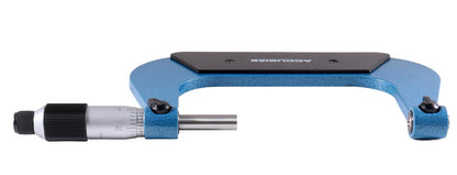 Accusize Industrial Tools 3-4'' X 0.001'' Screw Thread Micrometer with 5 Anvil in Fitted Box, S916-C753