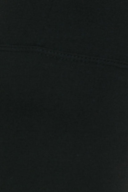 Leggings Depot Women's 3" Waistband Yoga High Waisted Solid Leggings Pants (Full Length, Black, 2X)