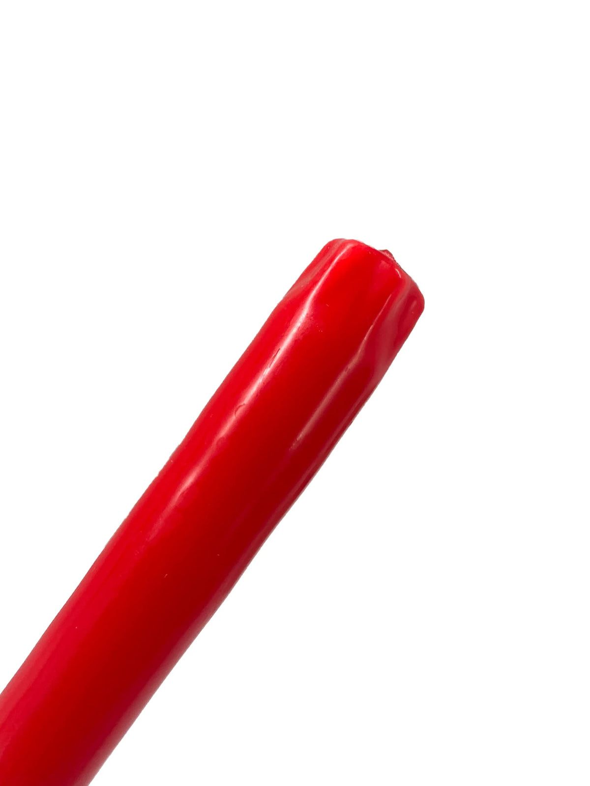 D'light Online Elegant Unscented 12" Red Taper Candles Premium Quality Hand-Dipped Tapered Candles, Dripless and Smokeless - Set of 12 Individually Wrapped (12 Inch, Red)