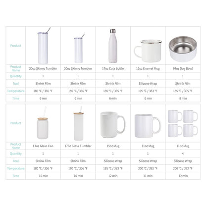 PYD Life Sublimation Oven Machine 25 L 120 V 1600 W Light Blue Convection Oven for Sublimation Blanks Mugs Tumblers Cups Water Bottles Bulk Printing