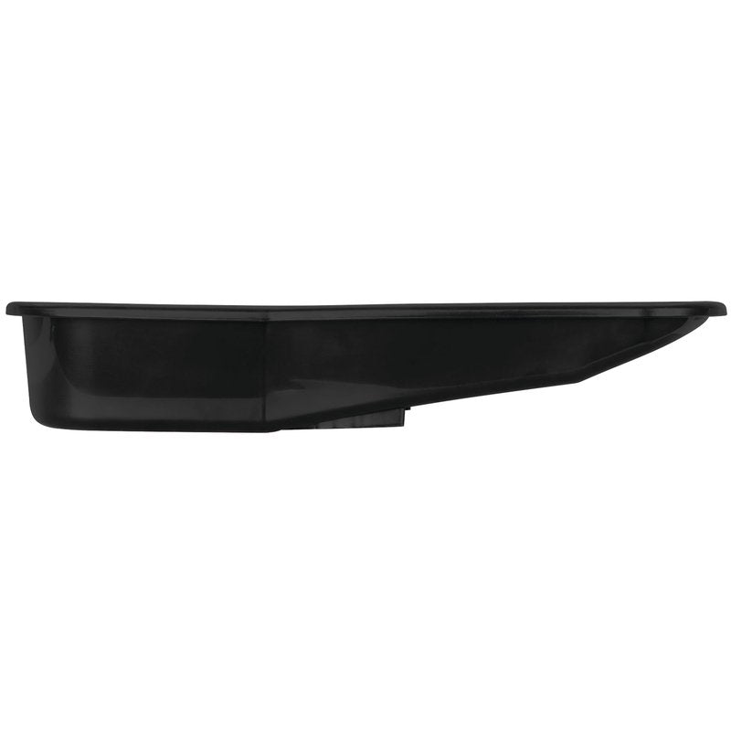 Performance Tool W4073 Heavy Duty 2.8 Quart Oil Drain Pan with Splash Guard and Tapered Spout for Lawn Equipment and Motorcycles