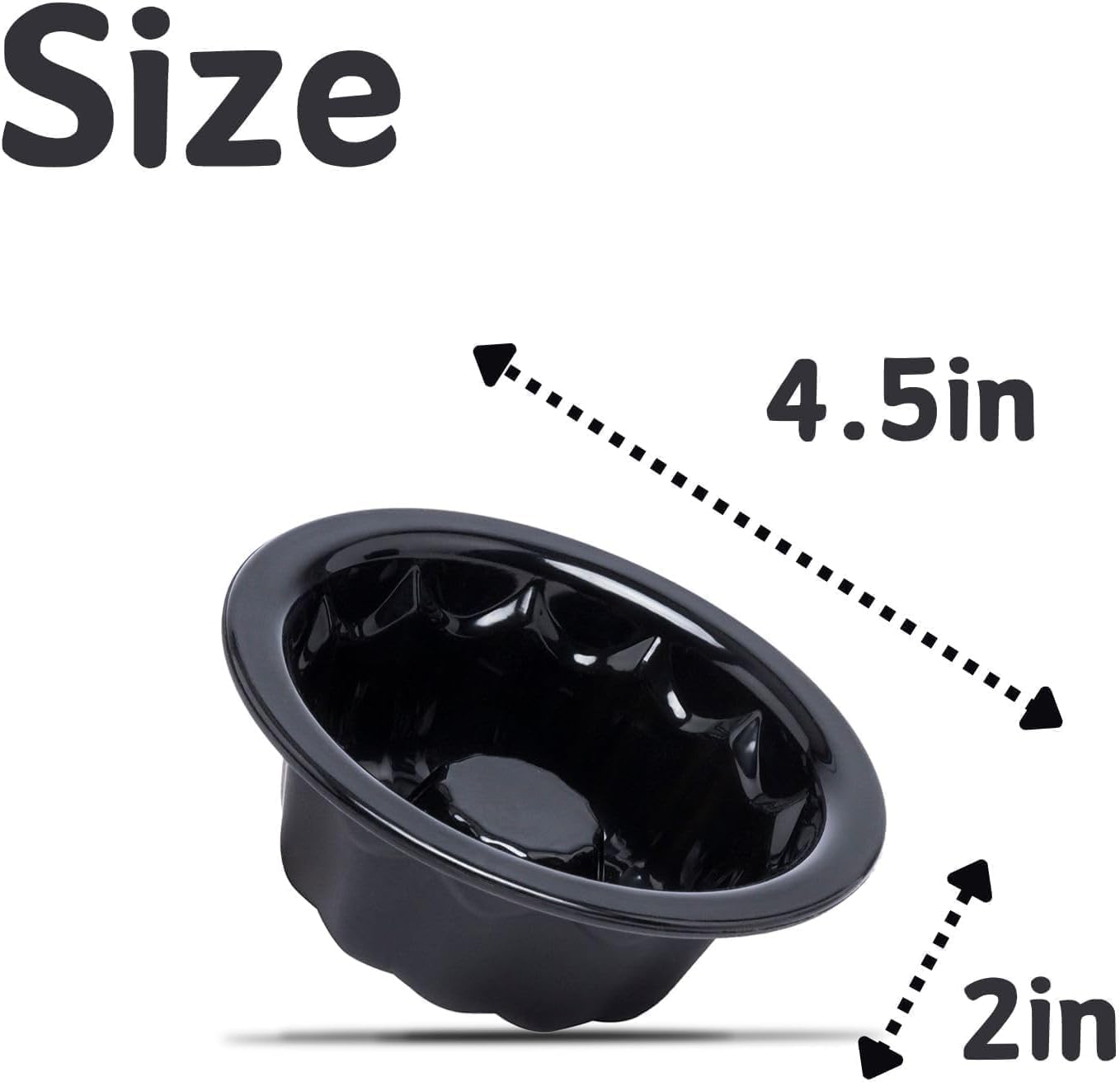 Findful 25-Pack Mini Cake Pans for Baking - 4 Inch Cake Pan Silicone silicone baking mold - Reusable jello mold for Pumpkin Cake, Jelly, Brownies Ease of cleaning