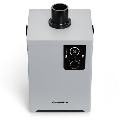 Genmitsu MD13 Smoke Purifier for Genmitsu L8, Fume Extractor with Four Layer Filtration 99.97% Purification Rate, LED Interface Function, Portable Wheels Smoke Absorber for Soldering Stations