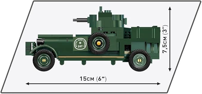 267 Pcs Hc Great War /2988/ Rolls Royce Armoured Car Scale1:35