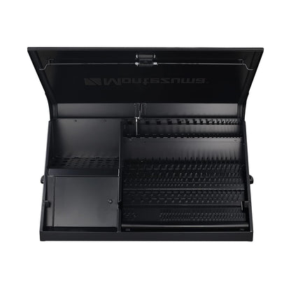 Montezuma 41" x 18" Heavy Duty Steel Triangle Toolbox (steel, flat black)