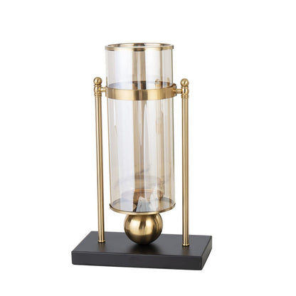 Crystal Centerpiece Classic Candlesticks Candle Holder Luxurious Candlestick Holder Exquisite Candlelight Dinner Ornaments for Indoor House Decor Coffee Table Centerpeices Wedding-A H44xl26cm
