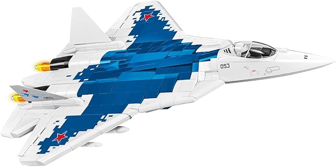 COBI Armed Forces SU-57 Felon Plane Building Set 928 Pieces