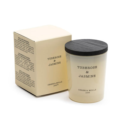 CERERÍA MOLLA 1899 | MINI Turberose & Jasmine Candle | 70 g Aromatic Candles | 20 Hours Burn Time | Candle with Natural Fragrances | Recyclable Packaging | Artisan Candle