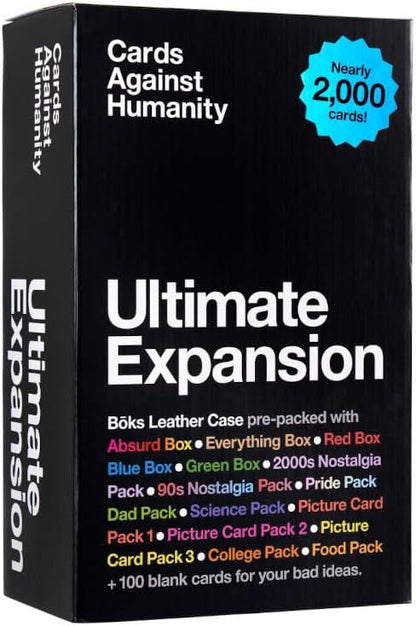 Cards Against Humanity: Ultimate Expansion • Nearly 2000 Cards Pre-Packed in Our Boks Storage Case